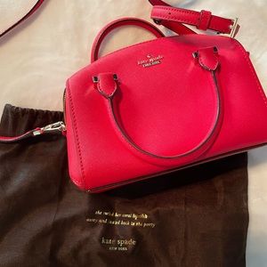 Kate Spade Red pocketbook! Hardly used! Excellent condition! Beautiful red!